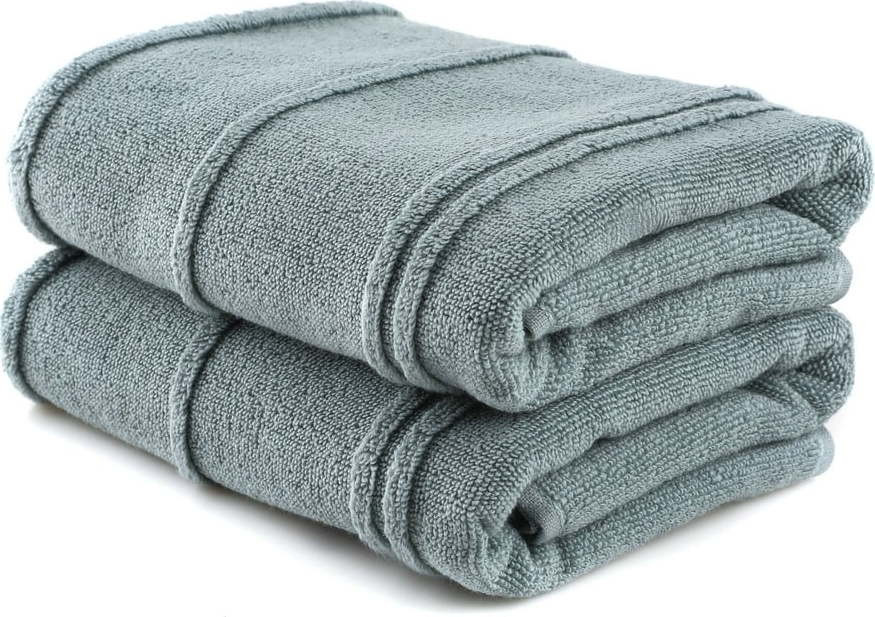 Zelené froté ručníky v sadě 2 ks 50x90 cm Arden – Foutastic