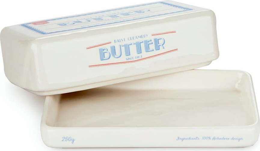 Bílá porcelánová máslenka Butter – Balvi