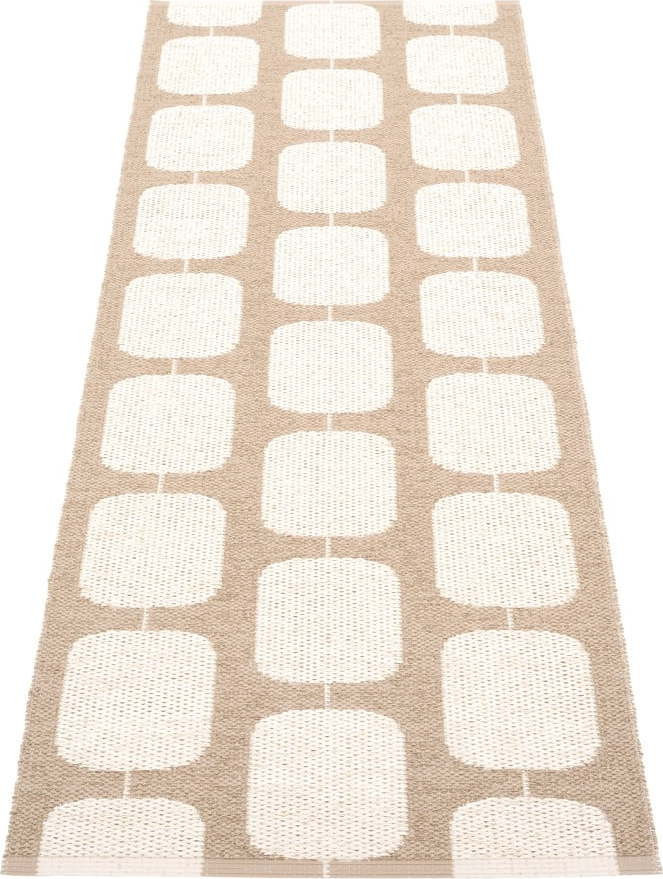 Béžovo-krémový vnitřní a venkovní běhoun 70x200 cm Sten Light Nougat – Pappelina