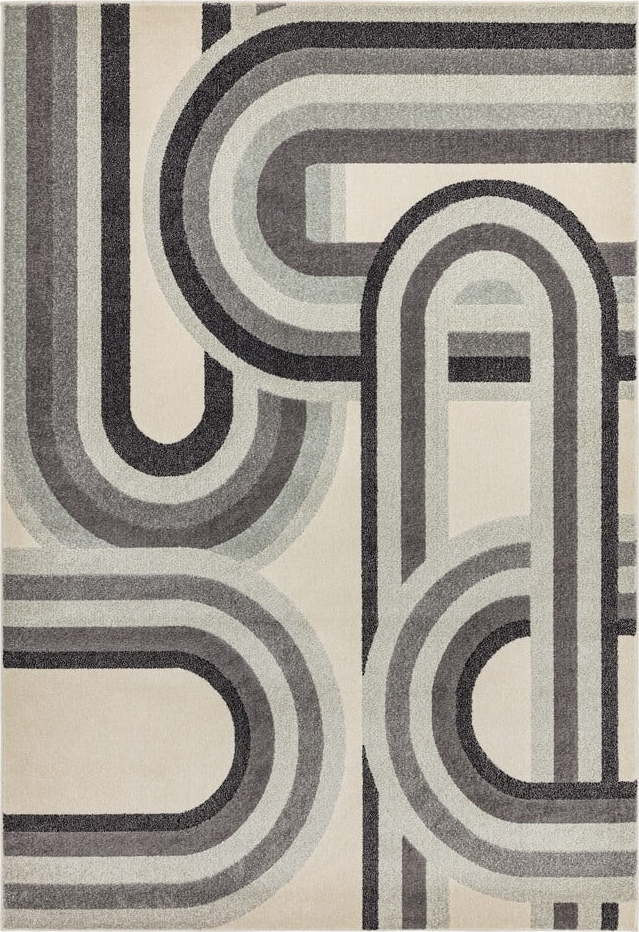 Šedo-béžový koberec 160x230 cm Nova Retro Grey – Asiatic Carpets