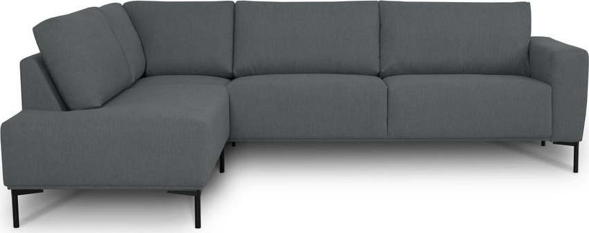 Antracitová rohová pohovka (levý roh) Loosdrecht – Scandic