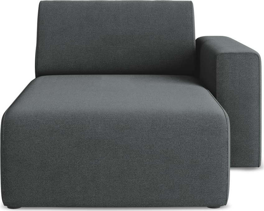 Šedý modul pohovky (pravý roh) Kalea – Makamii