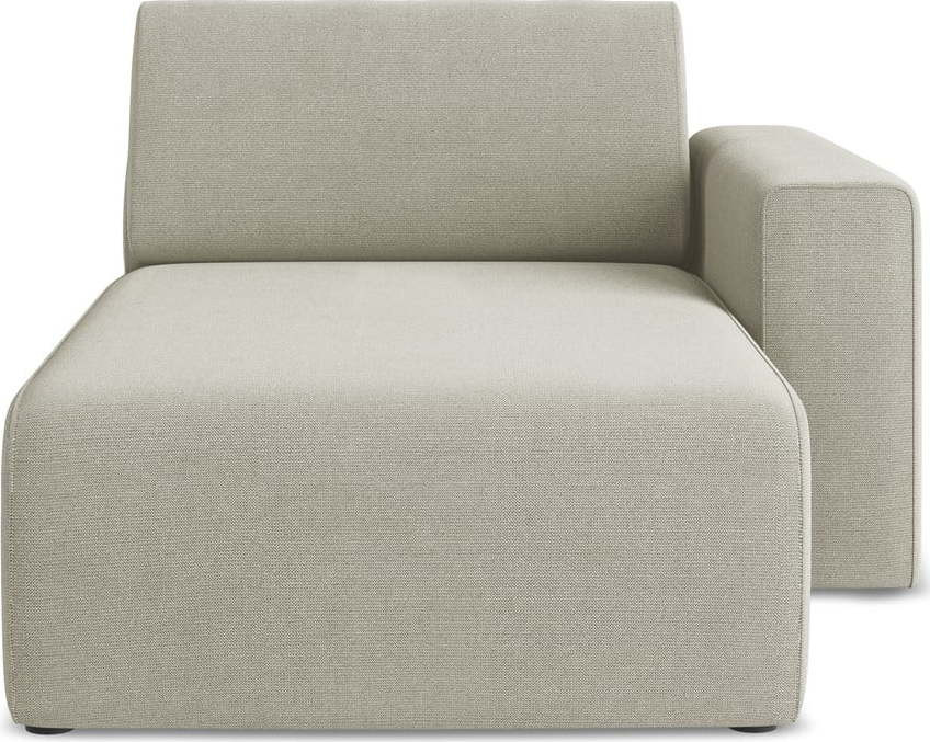 Béžový modul pohovky (pravý roh) Kalea – Makamii