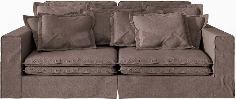 Hnědá pohovka 236 cm Nora – Ropez