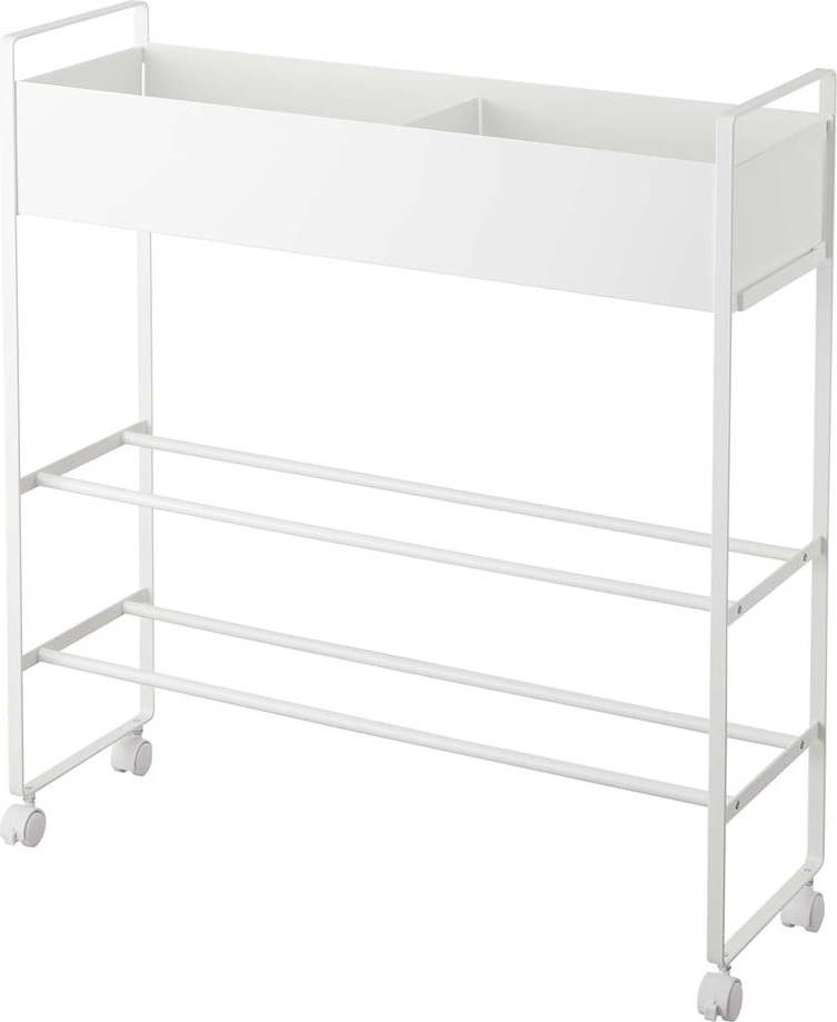 Bílý kovový dětský botník 74,5x74,5x22 cm Tower – YAMAZAKI