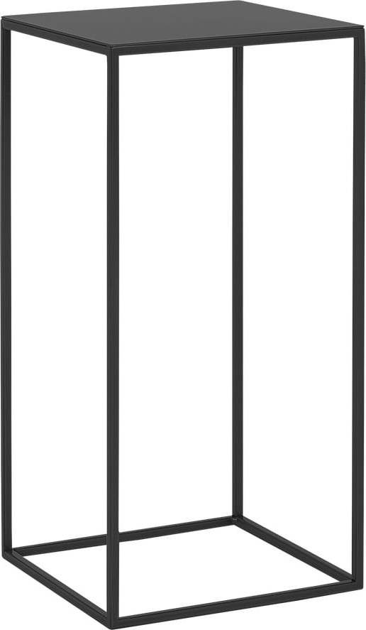 Černý odkládací stolek CustomForm Tensio, 30 x 30 cm