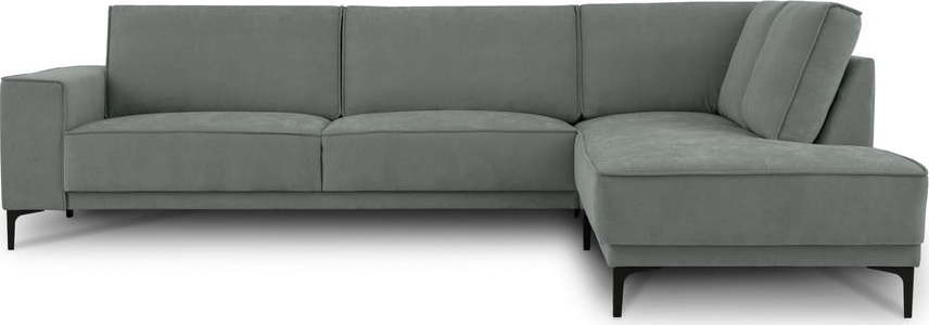 Tmavě šedá rohová pohovka (pravý roh) Copenhagen – Scandic