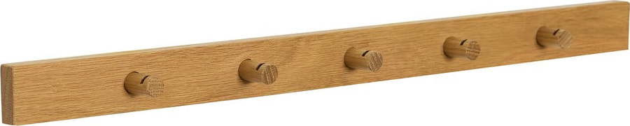 Nástěnný věšák v dekoru dubu v přírodní barvě 60 cm Cosplay – Hübsch