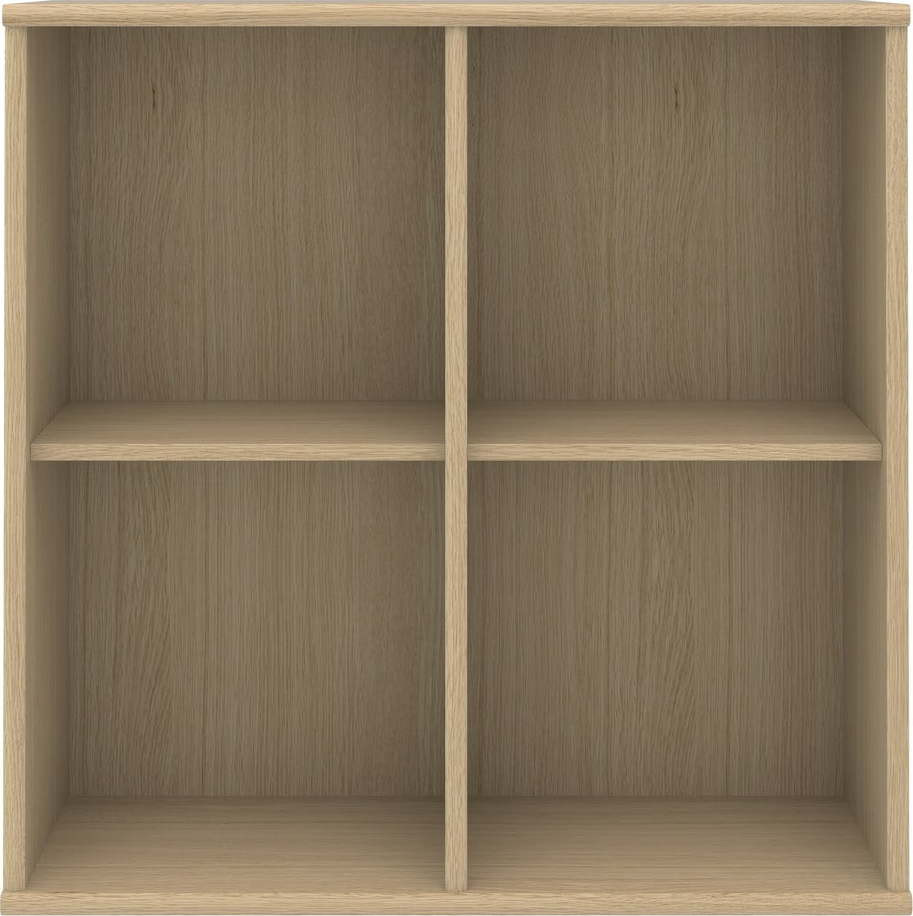 Nástěnná knihovna podýhovaná dubem Mistral 025