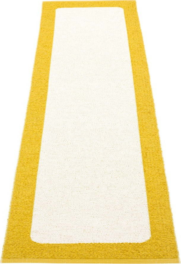 Vnitřní a venkovní běhoun v hořčicovo-krémové barvě 70x240 cm Ilda Mustard – Pappelina