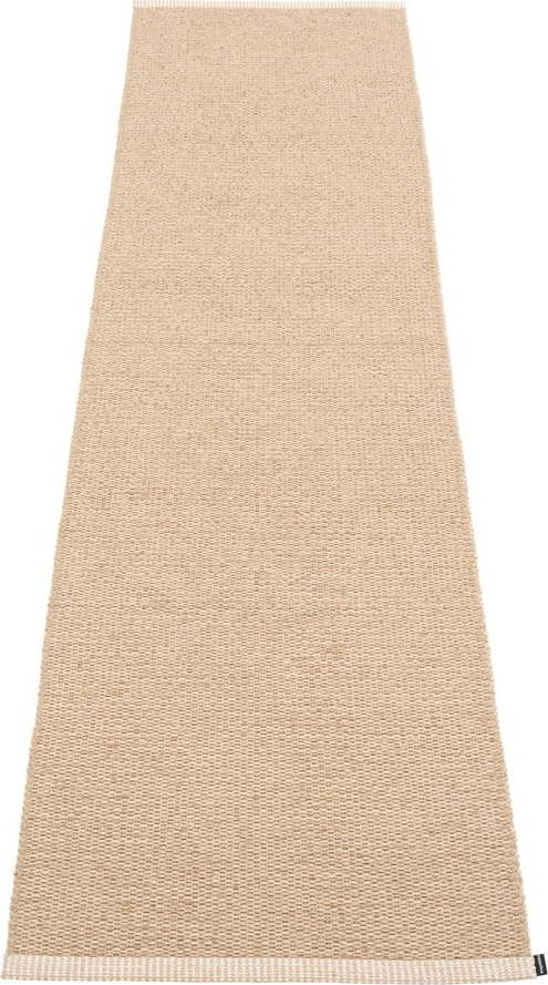 Béžový vnitřní a venkovní běhoun 60x250 cm Mono Light Nougat – Pappelina