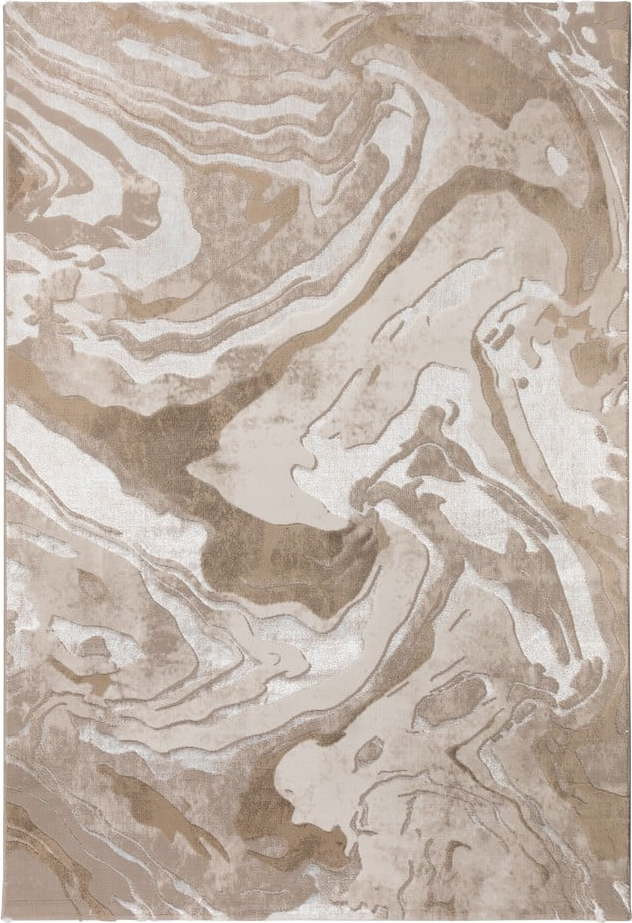 Béžový koberec 160x230 cm Marbled – Flair Rugs