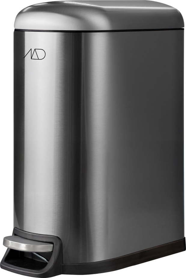 Nášlapný odpadkový koš z nerezové oceli ve stříbrné barvě 10 l Wather – Mette Ditmer Denmark