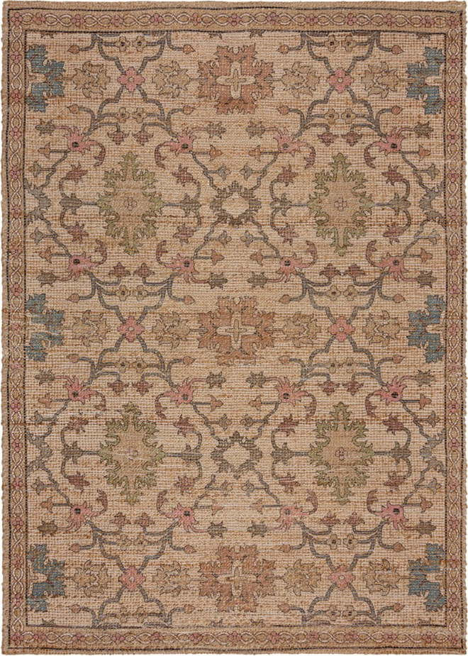 Ručně tkaný koberec s příměsí juty v přírodní barvě 200x290 cm Celine Jute Global – Flair Rugs