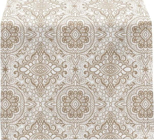 Běhoun na stůl 40x130 cm Beige Mandala – Mila Home