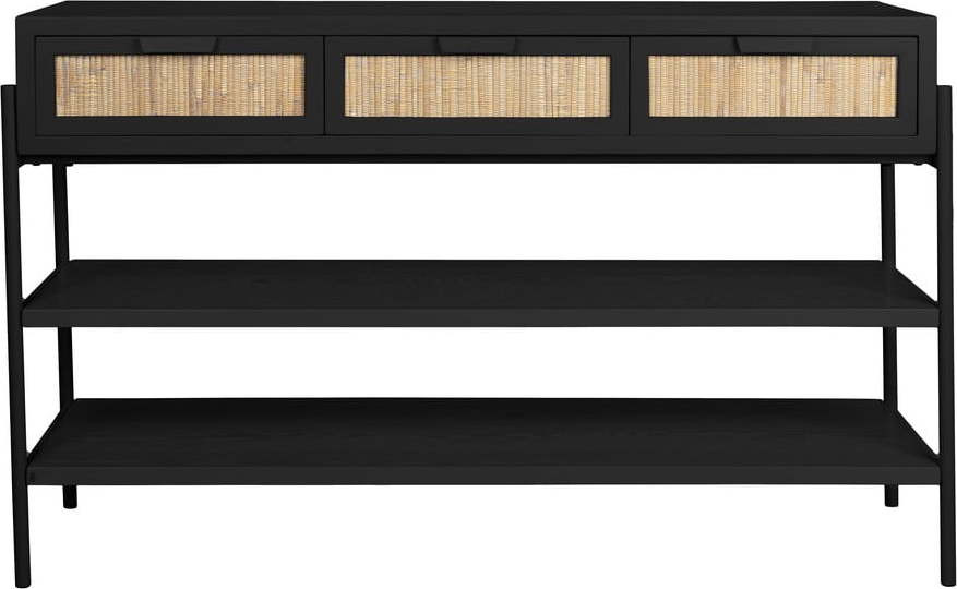 Černý konzolový stolek 38x120 cm Yasu – Dutchbone