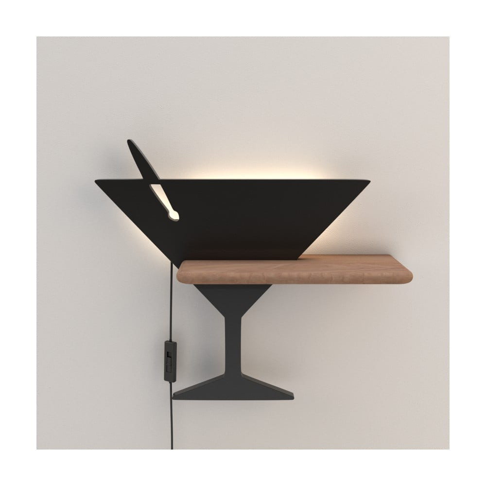 Černé LED nástěnné svítidlo Piccolo – Candellux Lighting