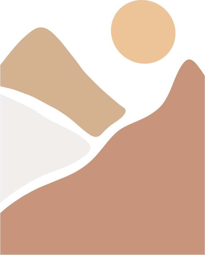 Plakát 29x41 cm Mountains – Veronika Boulová