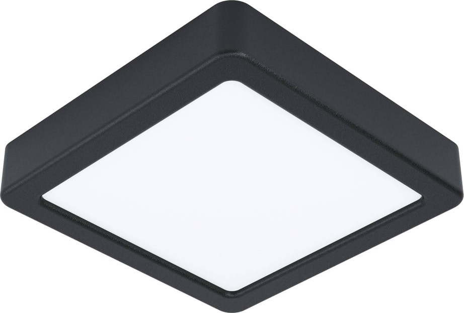 Černé LED stropní svítidlo 16x16 cm FUEVA 5 – EGLO