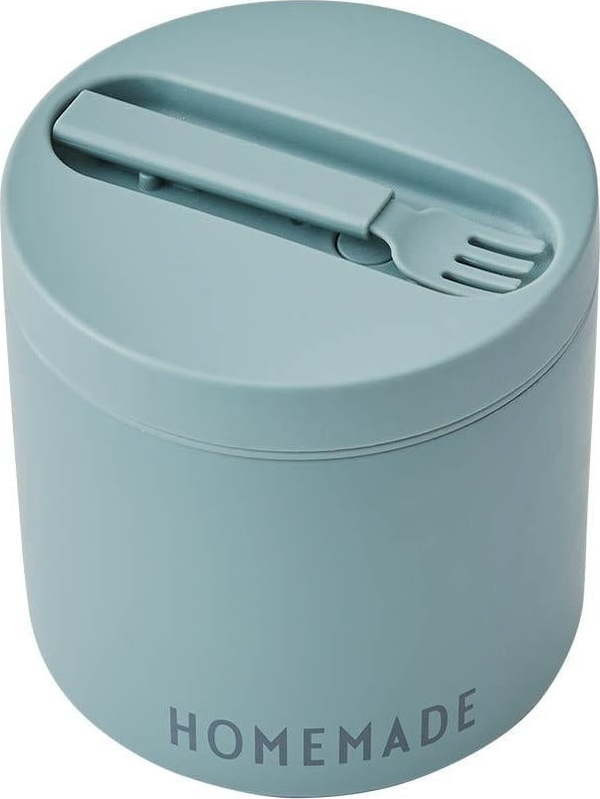 Svačinový box s vidličkou – Design Letters