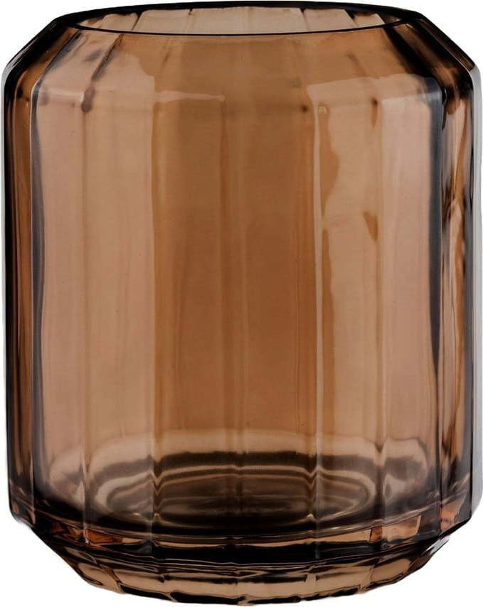 Hnědý skleněný kelímek na zubní kartáčky Vision – Mette Ditmer Denmark