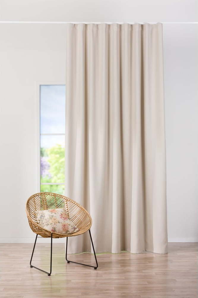 Krémový závěs na háčky 140x260 cm – Mendola Fabrics