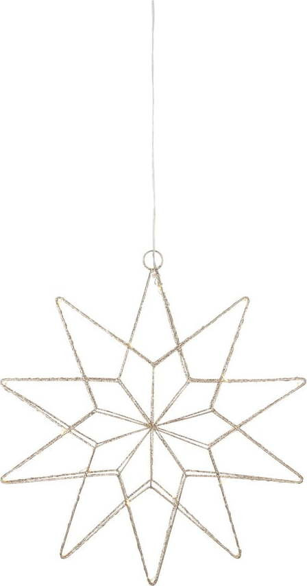 Světelná dekorace s vánočním motivem ve zlaté barvě ø 31 cm Gleam – Markslöjd