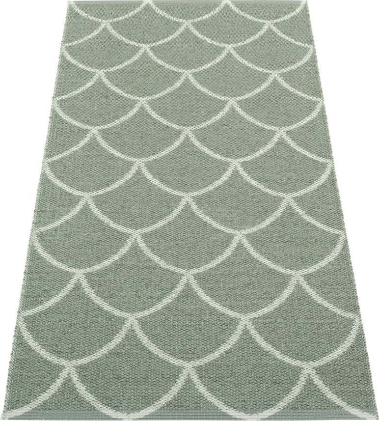 Zelený vnitřní a venkovní běhoun 70x150 cm Kotte Army Sage – Pappelina