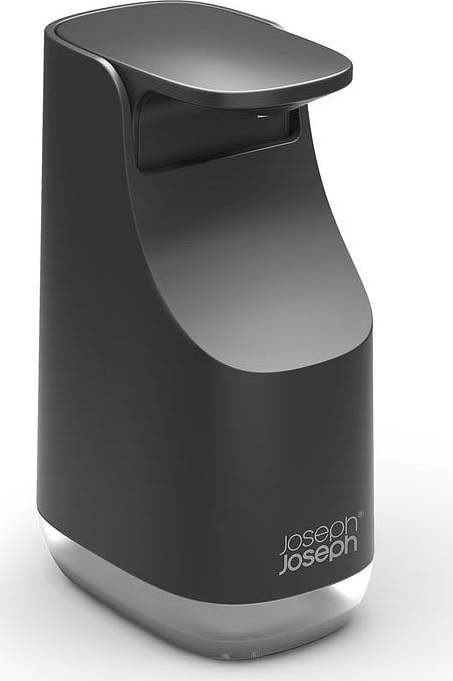 Černý plastový dávkovač mýdla 350 ml Slim – Joseph Joseph