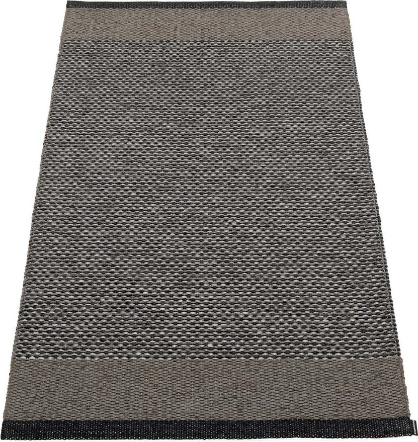 Antracitový vnitřní a venkovní koberec 85x160 cm Edit Charcoal – Pappelina
