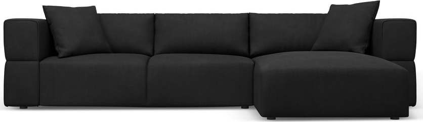 Černá rohová pohovka, pravý roh Esther – Milo Casa