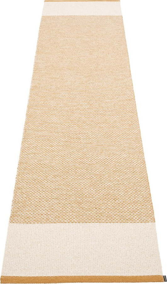 Okrově žlutý vnitřní a venkovní běhoun 70x300 cm Edit Ochre – Pappelina
