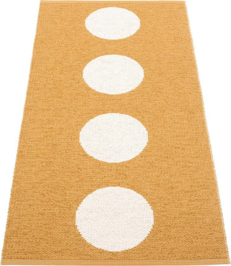 Okrově žlutý vnitřní a venkovní běhoun 70x150 cm Vera Ochre – Pappelina