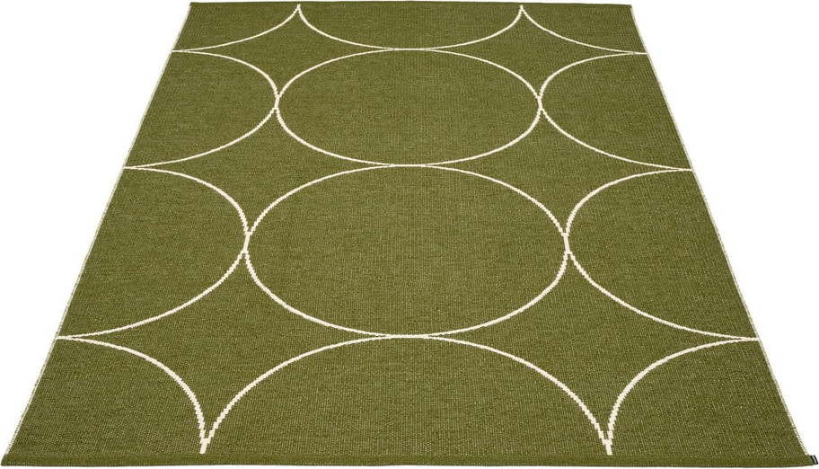 Tmavě zelený vnitřní a venkovní koberec 180x275 cm Boo Dark Olive – Pappelina