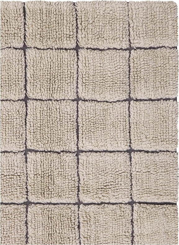 Béžový ručně tkaný vlněný koberec 170x240 cm Mosaic Sandstone – Lorena Canals