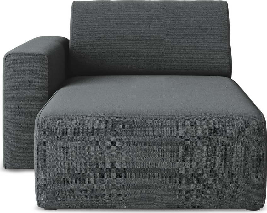 Šedý modul pohovky (levý roh) Kalea – Makamii