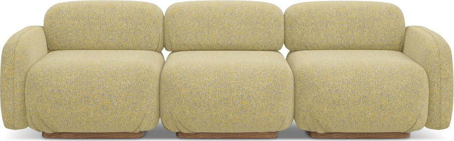 Žlutá modulární pohovka 270 cm Ailani – Makamii