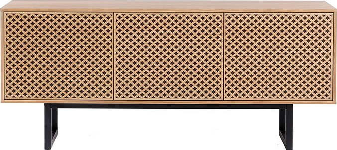 Komoda v dubovém dekoru Woodman Camden Diamond, 175 x 75 cm