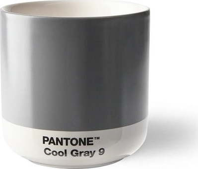 Tmavě šedý keramický hrnek 175 ml Cortado Coold Gray 9 – Pantone