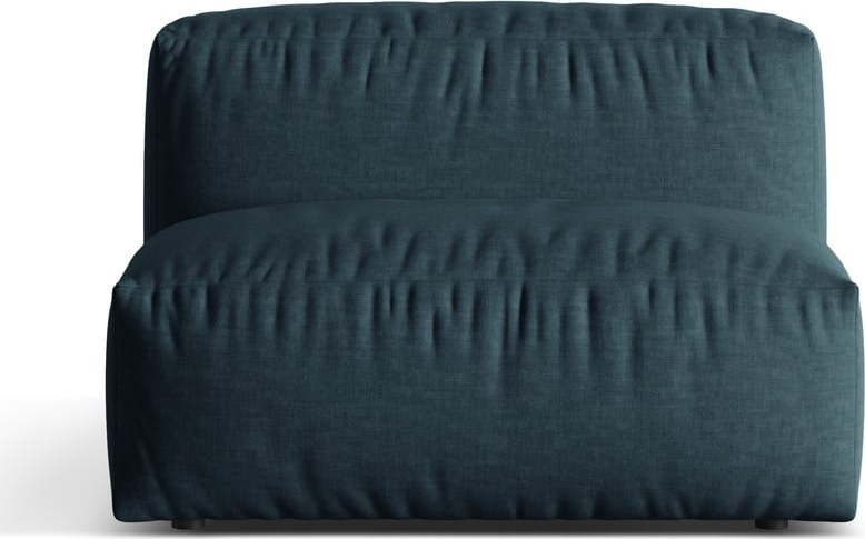 Tmavě modrý modul pohovky (středový díl) Martina – Micadoni Home