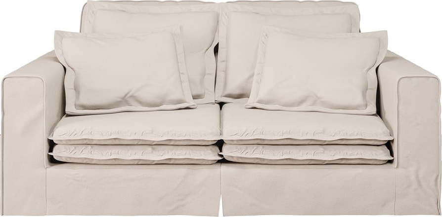 Krémová pohovka 196 cm Nora – Ropez