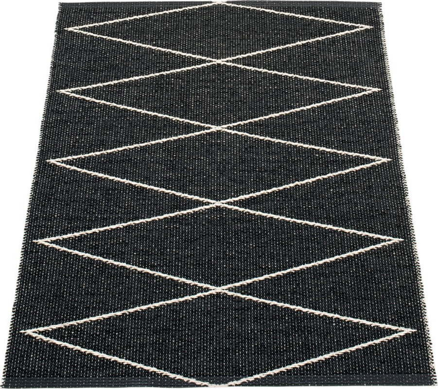 Černý vnitřní a venkovní koberec 70x100 cm Max Black – Pappelina
