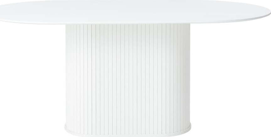 Kulatý jídelní stůl 95x180 cm Nola – Unique Furniture