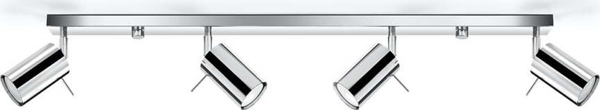 Stropní svítidlo ve stříbrné barvě Nice Lamps Etna 4L