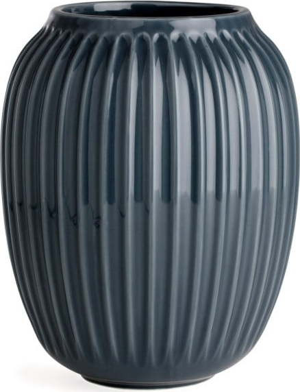 Antracitová kameninová váza Kähler Design Hammershoi, ⌀ 16,5 cm