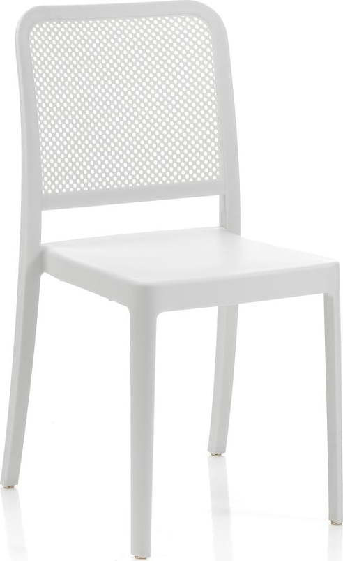 Bílé plastové jídelní židle v sadě 2 ks Sabine – Tomasucci