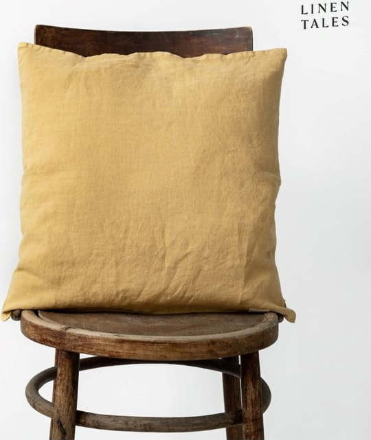 Lněný povlak na polštář 40x40 cm Honey – Linen Tales