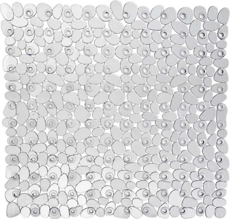 Transparentní protiskluzová koupelnová podložka Wenko Paradise, 54 x 54 cm