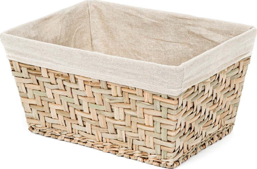 Úložný koš z rákosí Compactor Rush, 38,5 x 28,5 cm