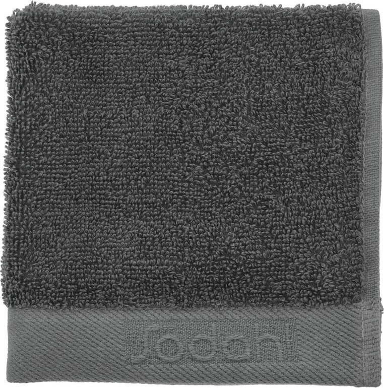 Tmavě šedý froté bavlněný ručník 30x30 cm Comfort – Södahl